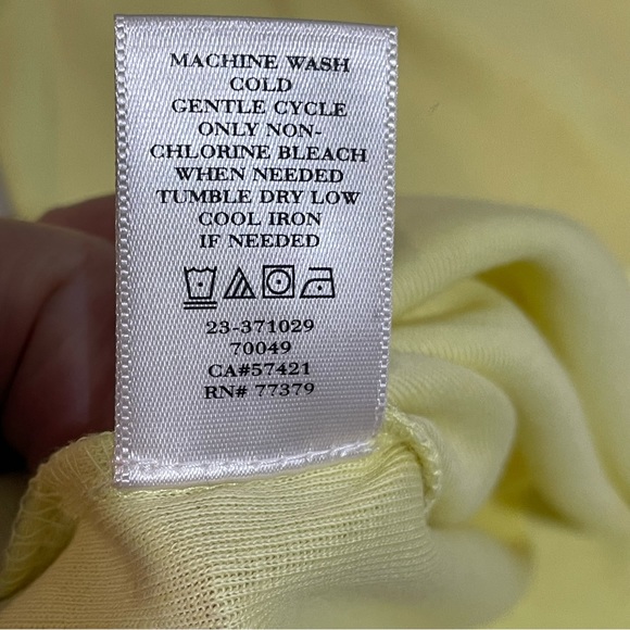 Ann Taylor Split Neck Cotton T-Shirt - Picture 7 of 13